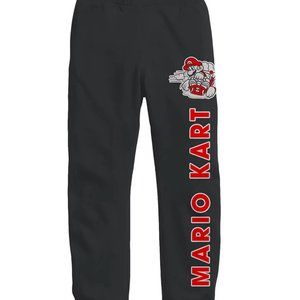 Boys Mario Kart Jogging Pants Grey Fifth Sun Sweatpants Kids Elastic waistband